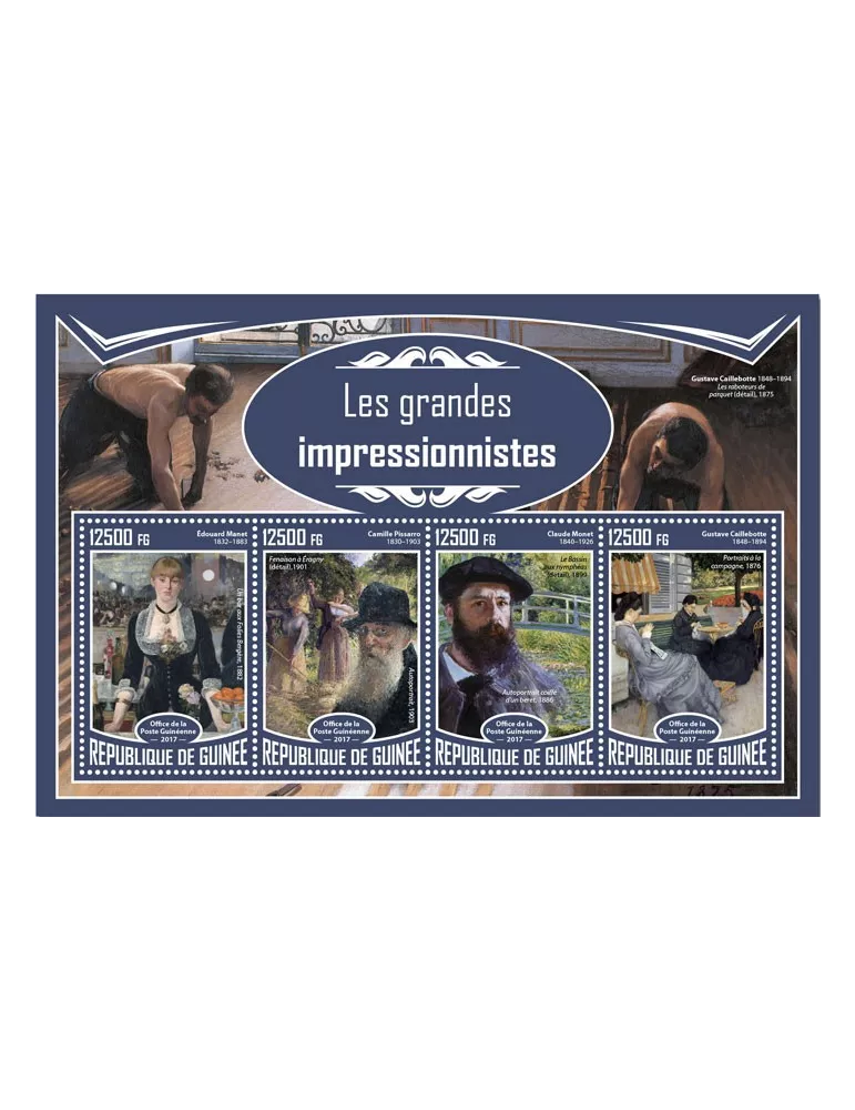 n° 8845/8848 - Timbre GUINÉE Poste