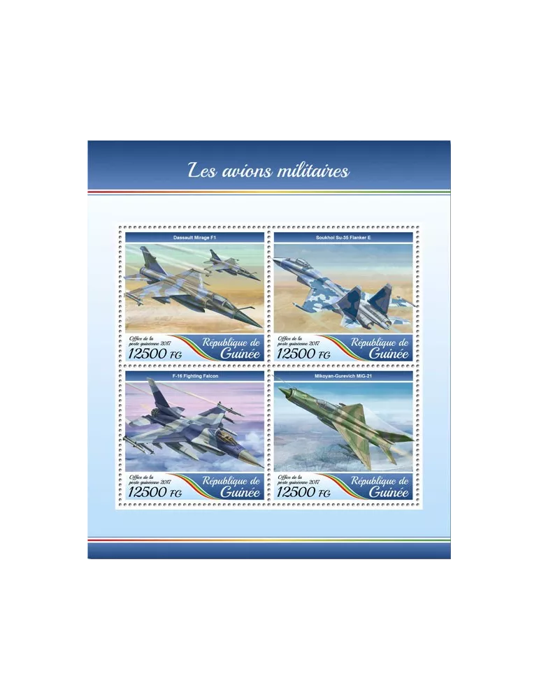 n° 8896/8899 - Timbre GUINÉE Poste