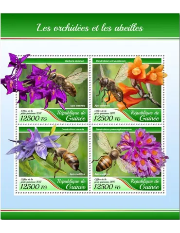 n° 8972/8975 - Timbre GUINÉE Poste