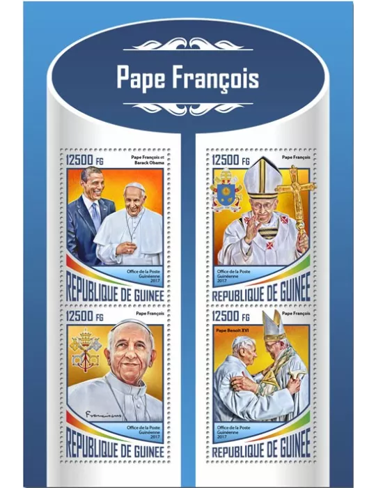 n° 9016/9019 - Timbre GUINÉE Poste