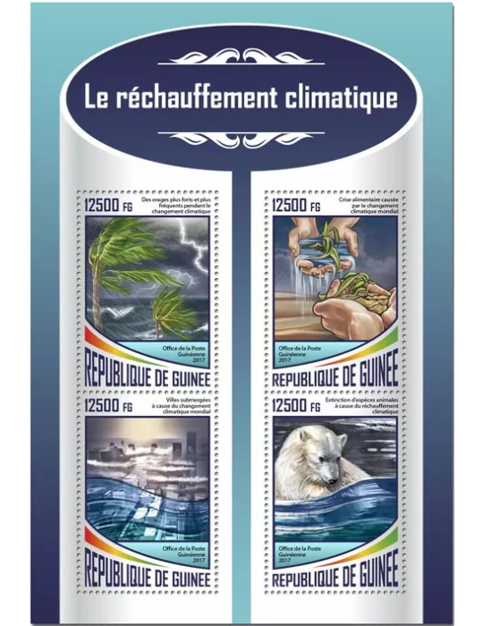 n° 9048/9051 - Timbre GUINÉE Poste