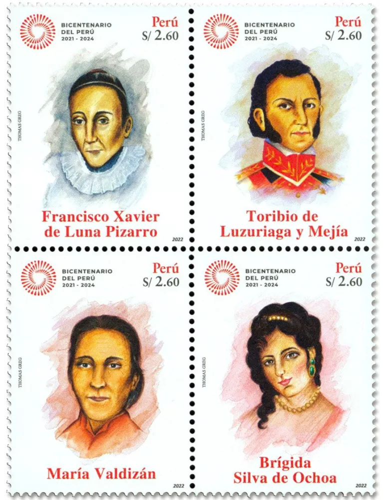 n° 2258/2261 - Timbre PEROU Poste