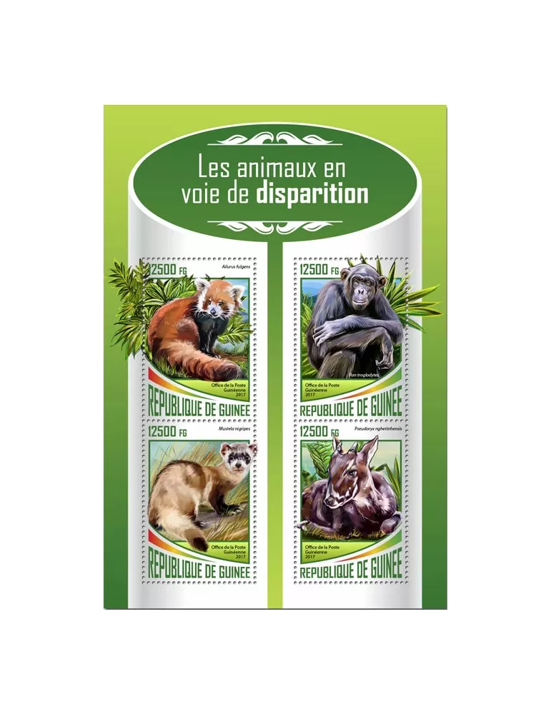 n° 9092/9095 - Timbre GUINÉE Poste