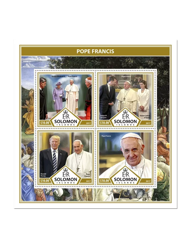 n° 3825/3828 - Timbre SALOMON Poste