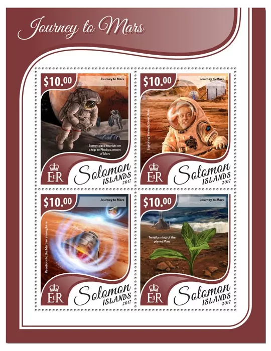 n° 3985/3988 - Timbre SALOMON Poste