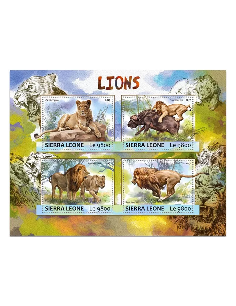 n° 6825/6828 - Timbre SIERRA LEONE Poste