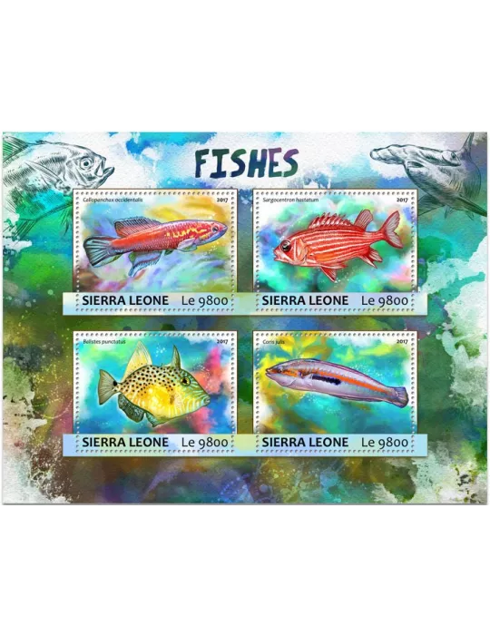 n° 6833/6836 - Timbre SIERRA LEONE Poste