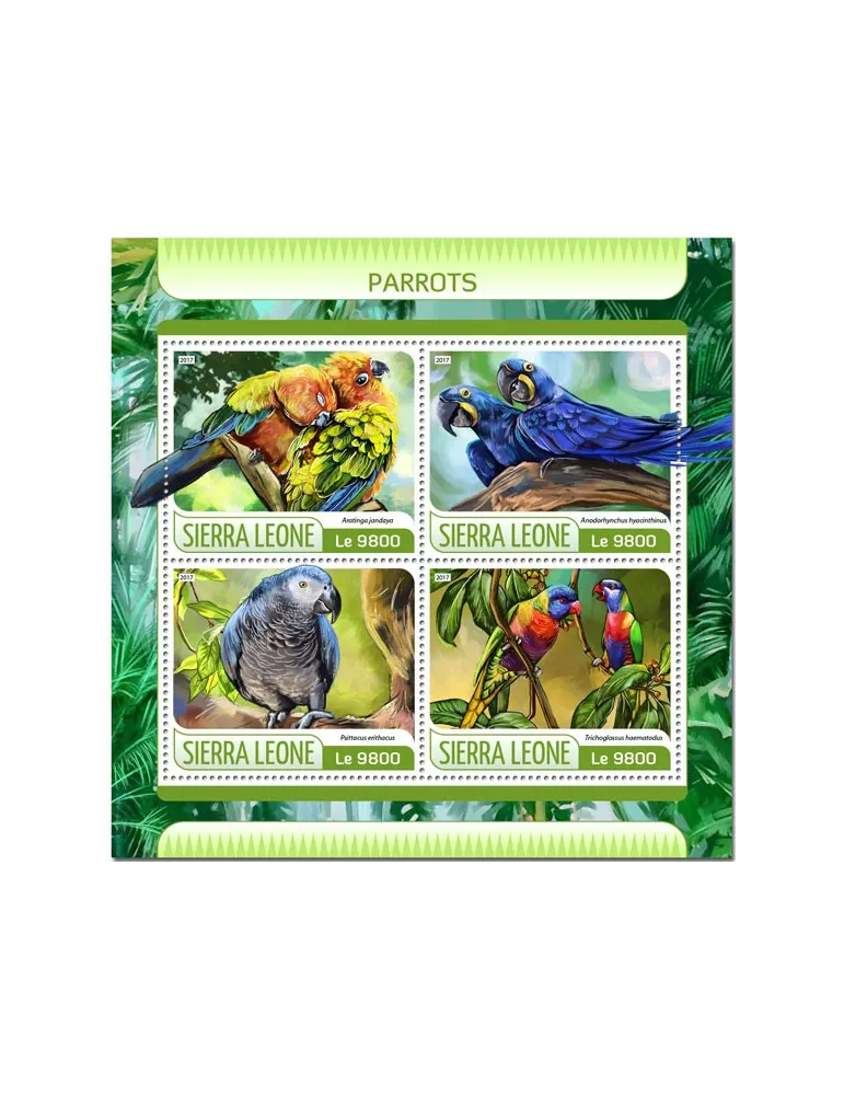 n° 7057/7060 - Timbre SIERRA LEONE Poste