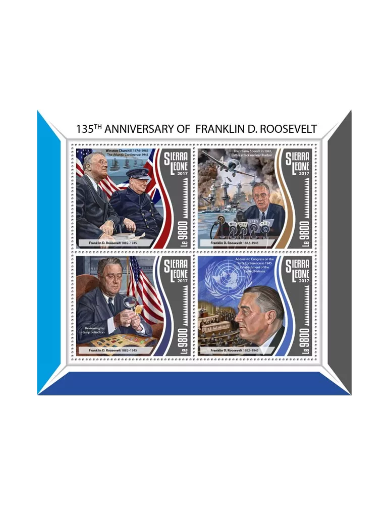 n° 7217/7220 - Timbre SIERRA LEONE Poste