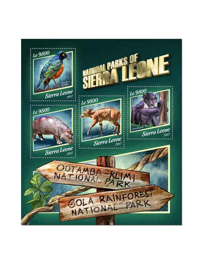 n° 7329/7332 - Timbre SIERRA LEONE Poste