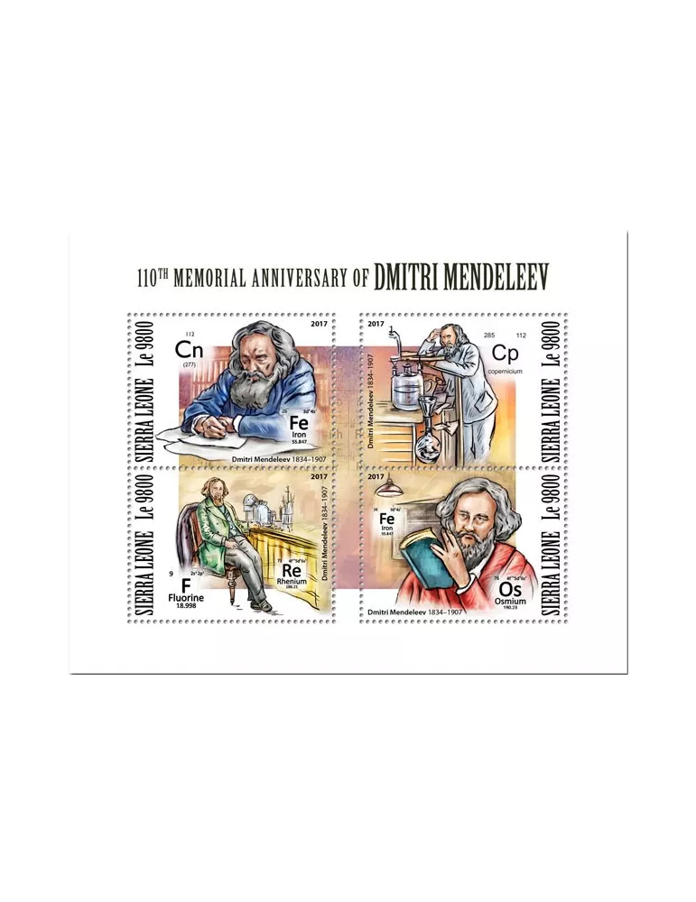 n° 7481/7484 - Timbre SIERRA LEONE Poste