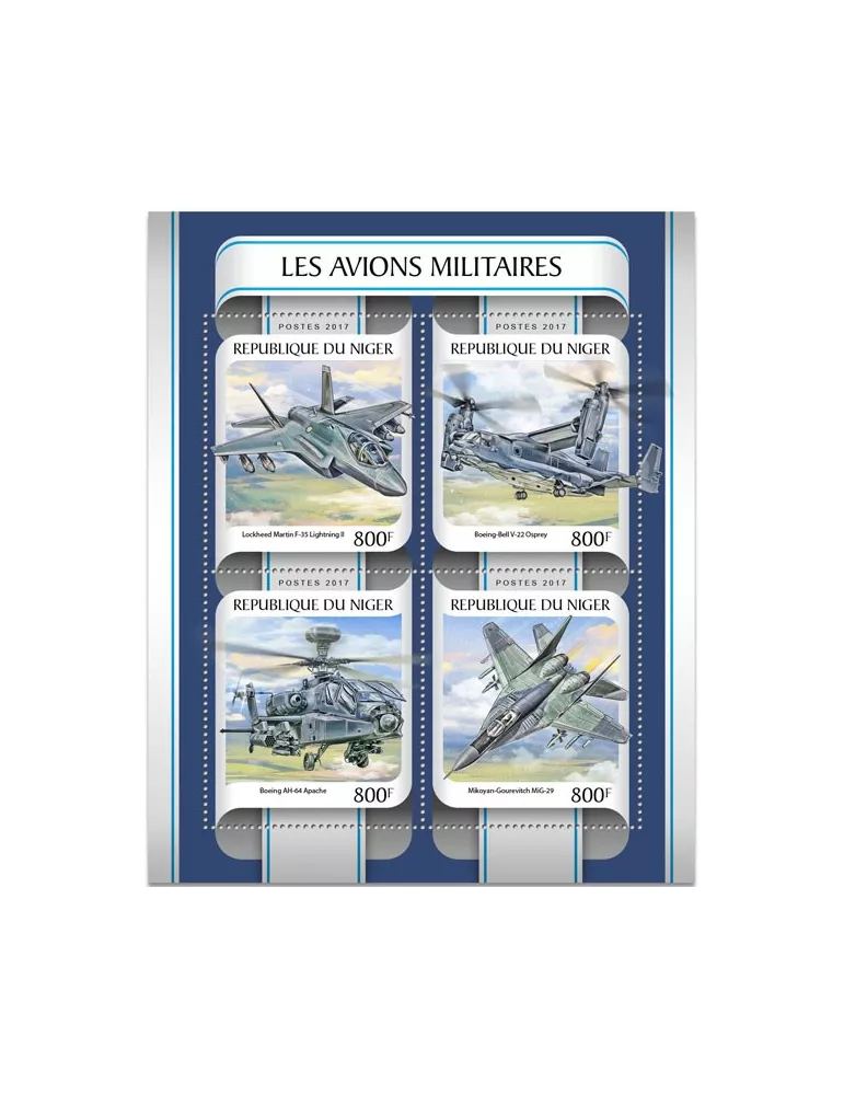 n° 3975/3978 - Timbre NIGER Poste