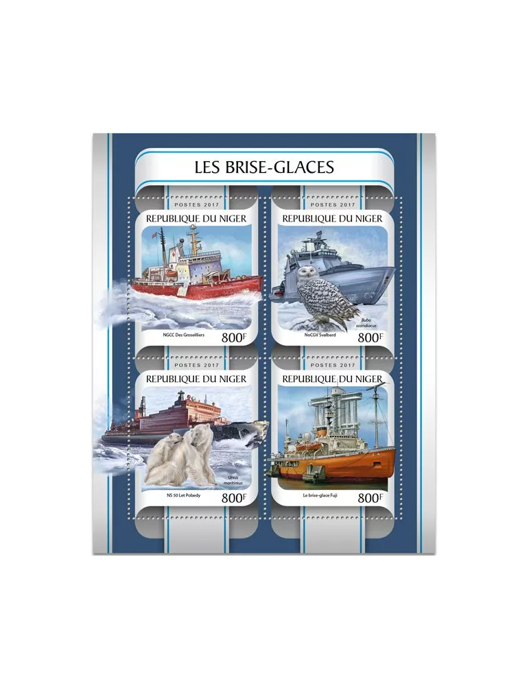 n° 3987/3990 - Timbre NIGER Poste