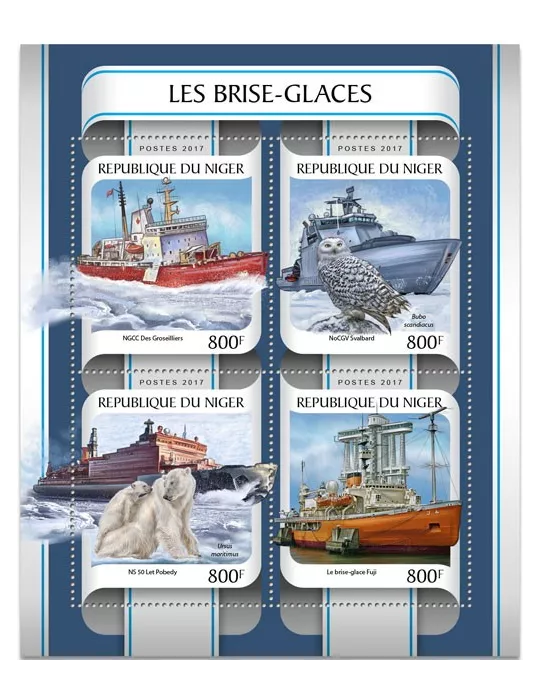 n° 3987/3990 - Timbre NIGER Poste