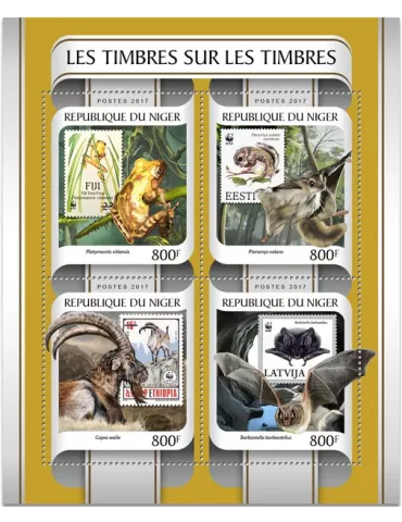 n° 4031/4034 - Timbre NIGER Poste