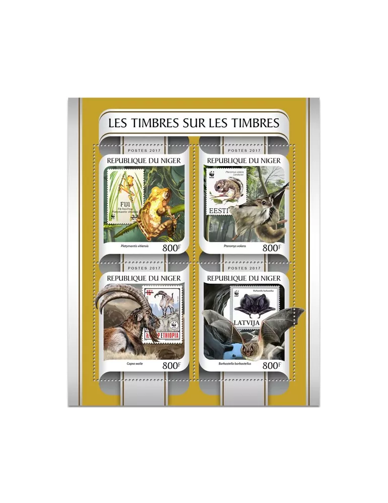 n° 4031/4034 - Timbre NIGER Poste