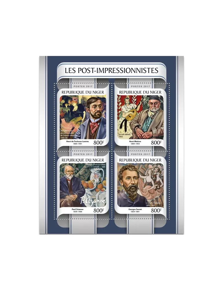 n° 4051/4054 - Timbre NIGER Poste