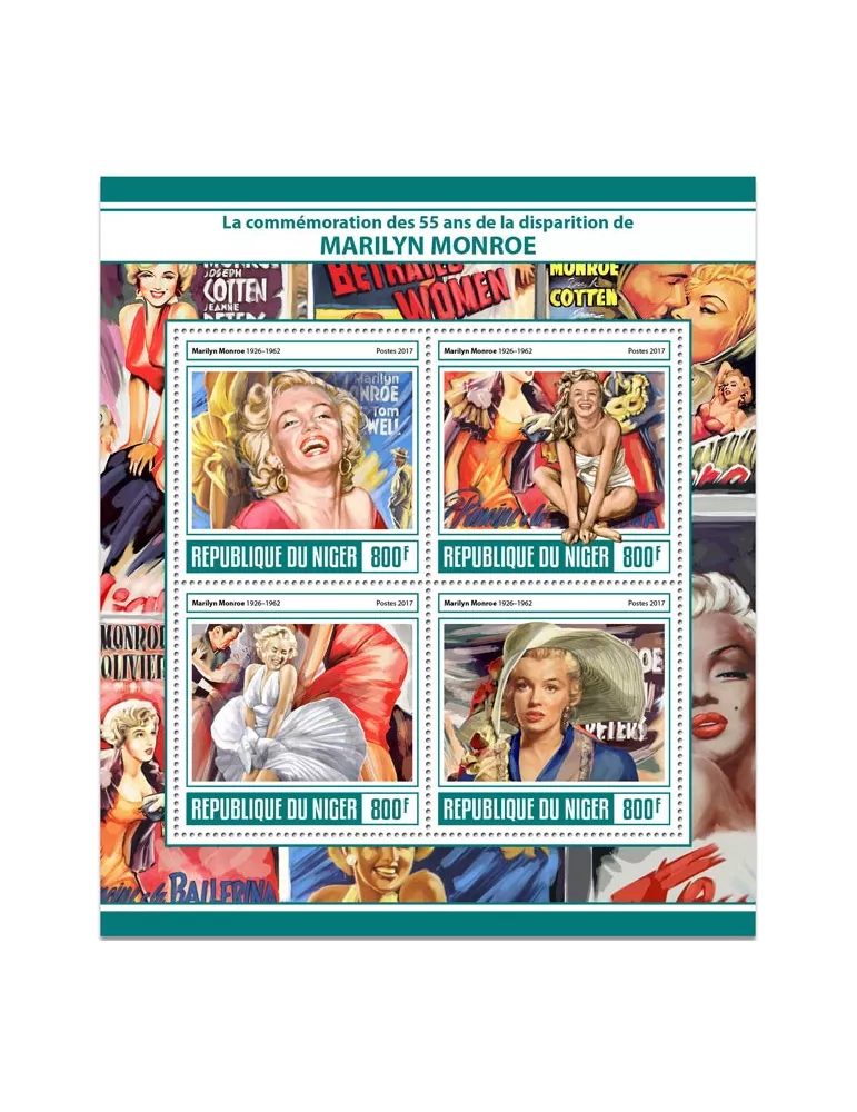 n° 4143/4146 - Timbre NIGER Poste