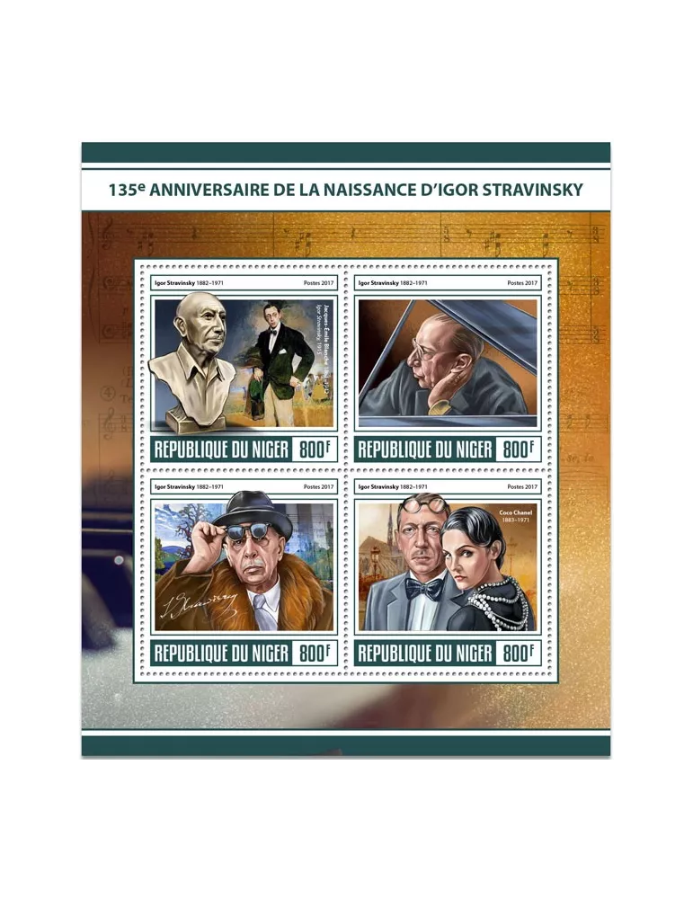 n° 4167/4170 - Timbre NIGER Poste