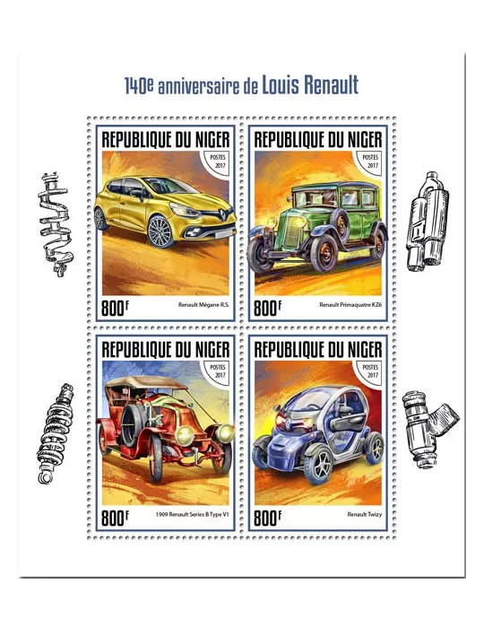 n° 4211/4214 - Timbre NIGER Poste