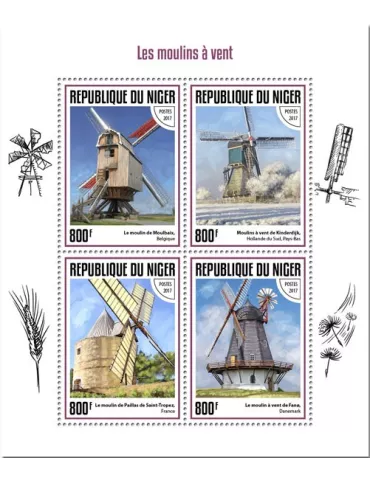 n° 4219/4222 - Timbre NIGER Poste