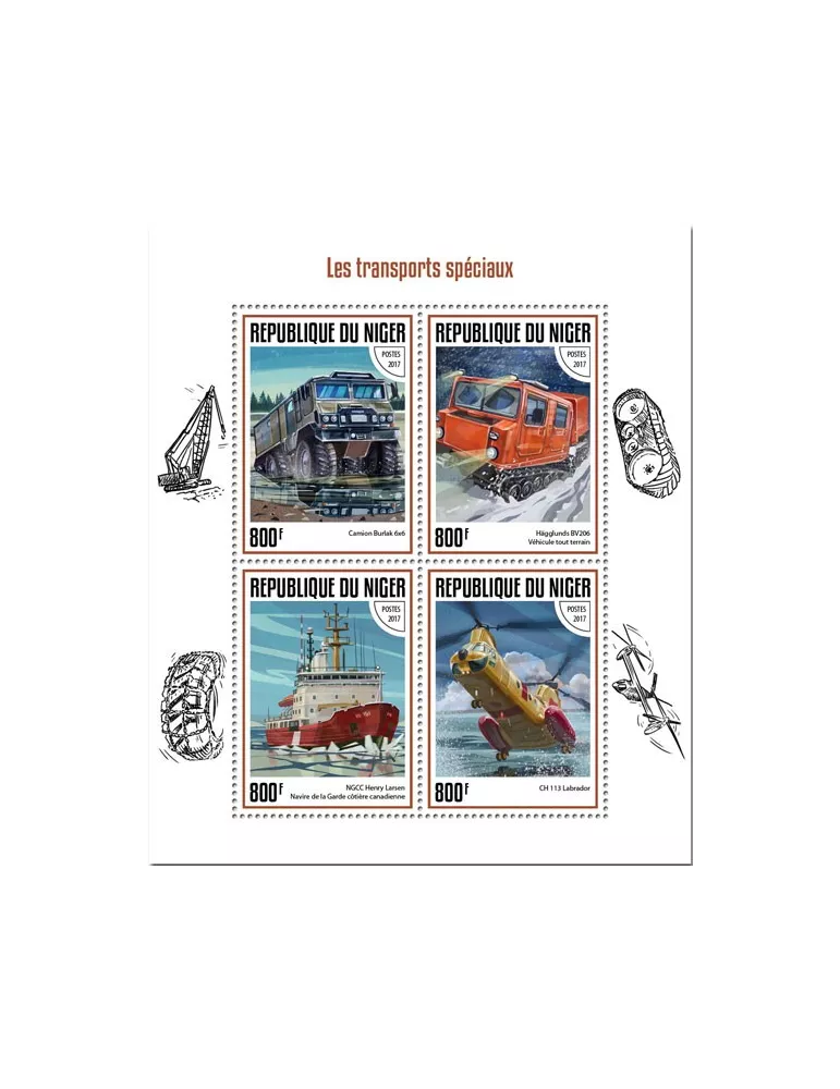 n° 4227/4230 - Timbre NIGER Poste