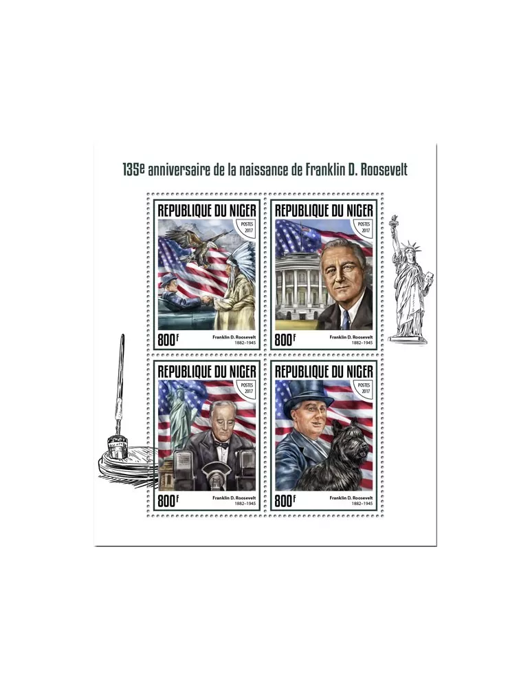 n° 4247/4250 - Timbre NIGER Poste