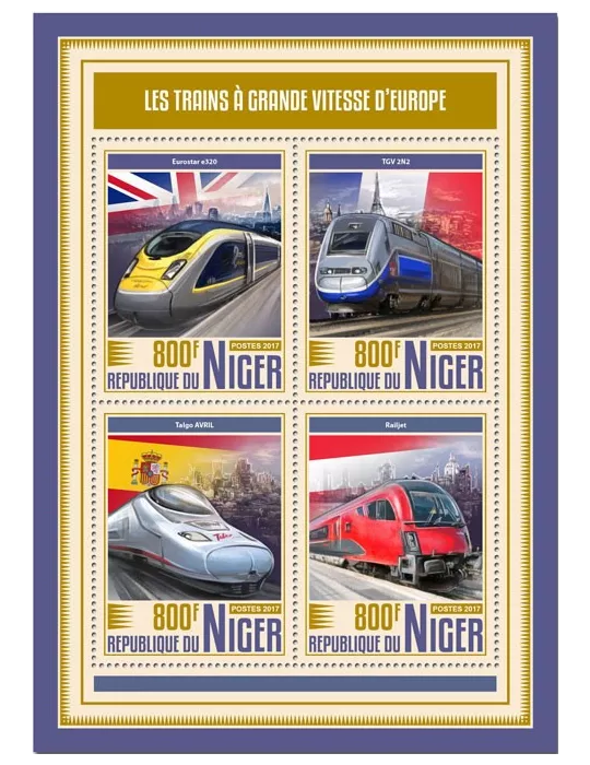 n° 4311/4314 - Timbre NIGER Poste