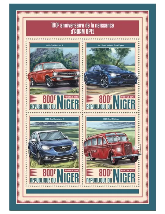 n° 4323/4326 - Timbre NIGER Poste