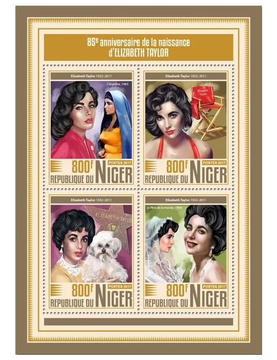 n° 4367/4370 - Timbre NIGER Poste