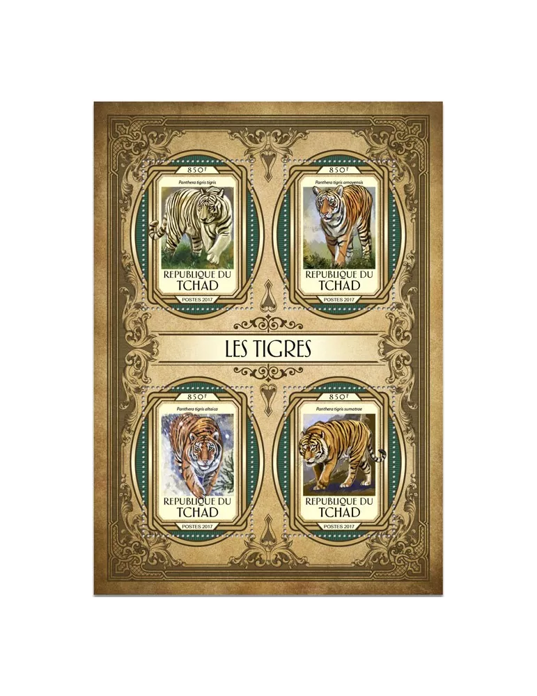 n° 1847/1850 - Timbre TCHAD Poste