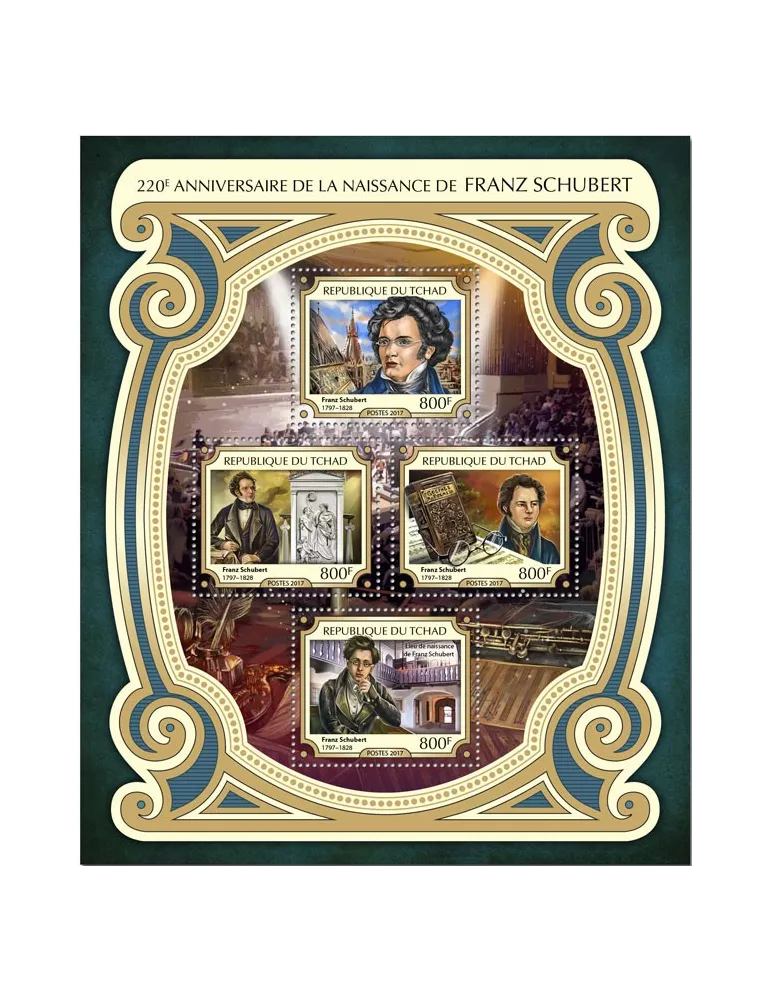 n° 1899/1902 - Timbre TCHAD Poste