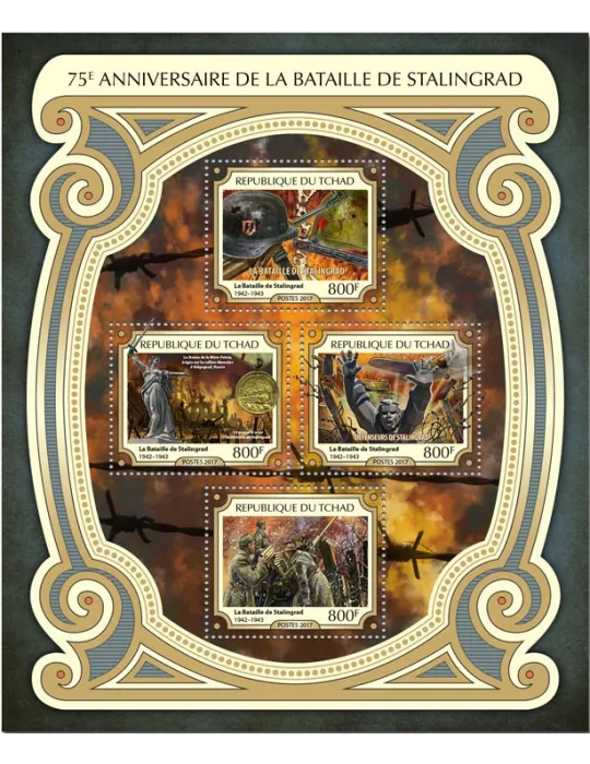 n° 1907/1910 - Timbre TCHAD Poste