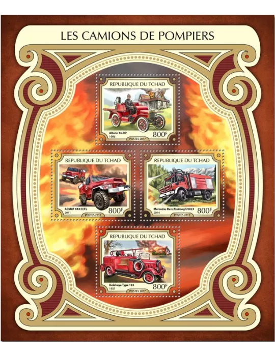 n° 1943/1946 - Timbre TCHAD Poste