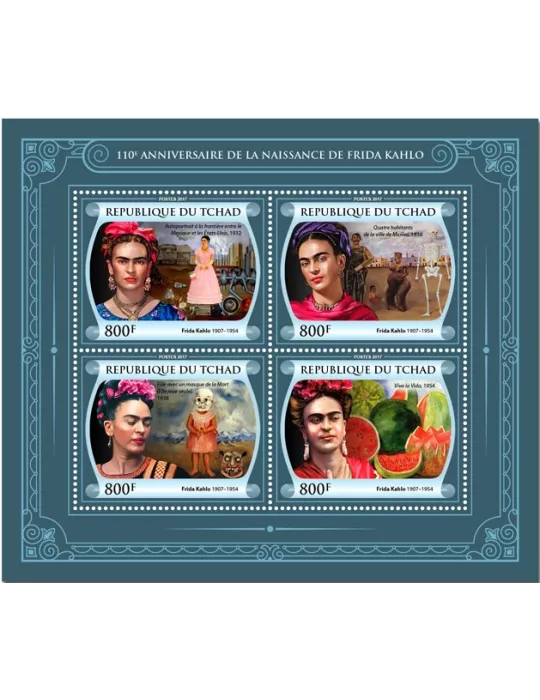 n° 2083/2086 - Timbre TCHAD Poste