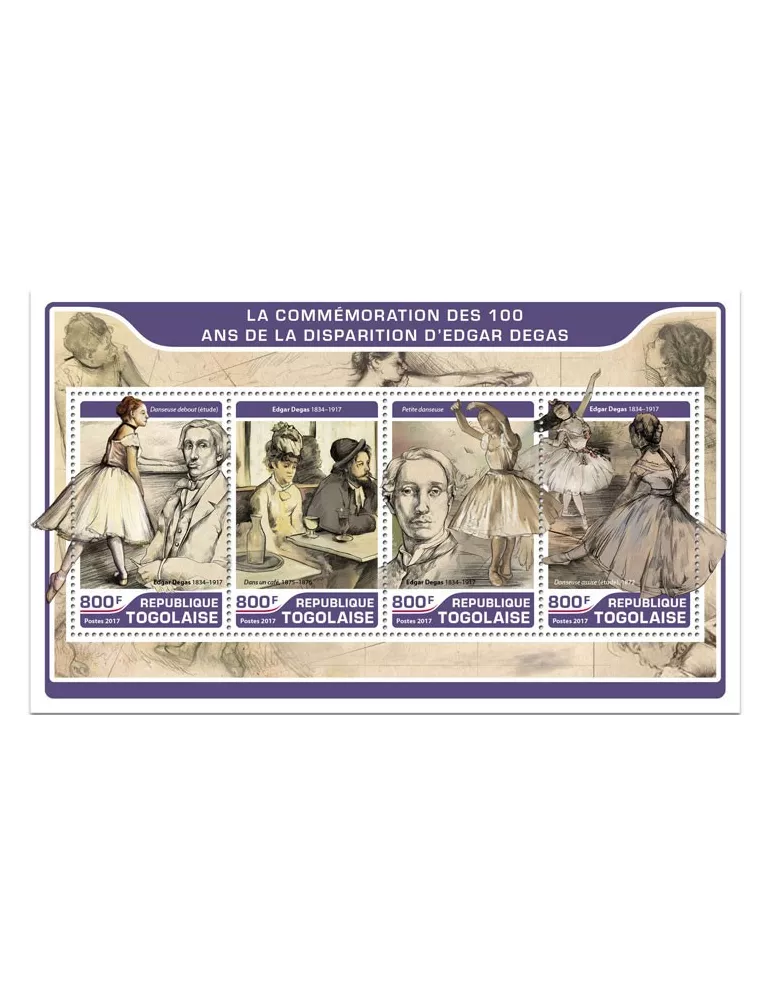 n° 5614/5617 - Timbre TOGO Poste
