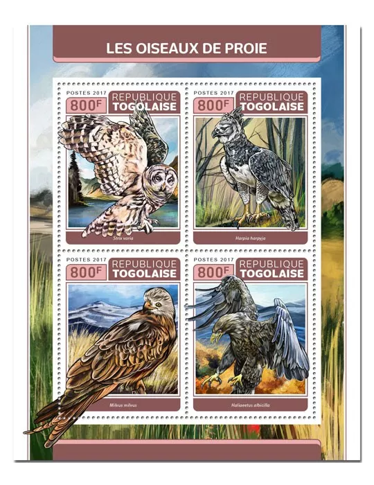 n° 5694/5697 - Timbre TOGO Poste