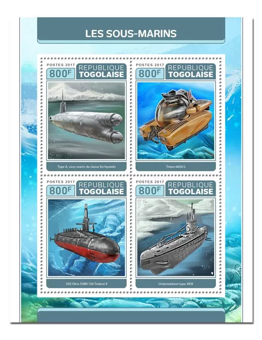 n° 5702/5705 - Timbre TOGO Poste