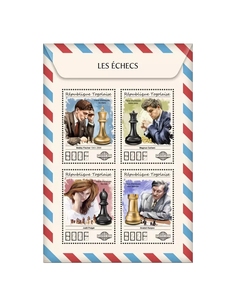 n° 5917/5920 - Timbre TOGO Poste