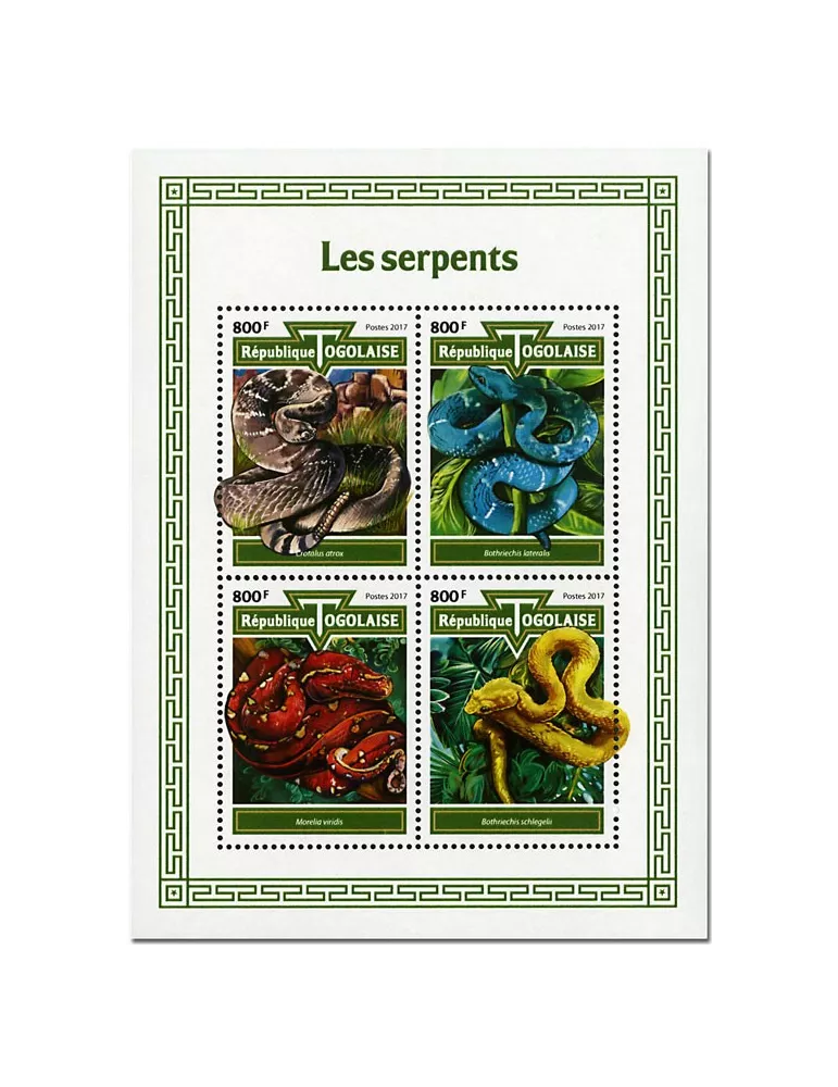 n° 6095/6098 - Timbre TOGO Poste