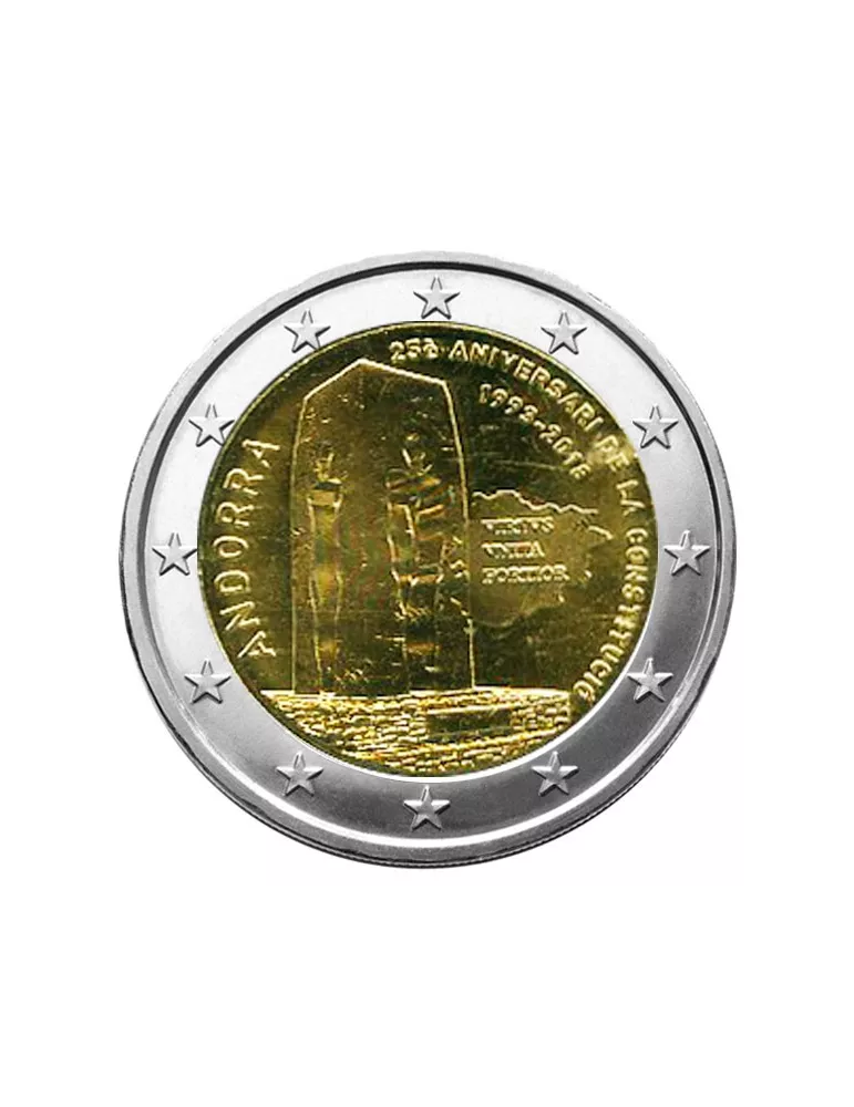 BU : 2 EURO COMMEMORATIVE 2018 : ANDORRE (25e anniversaire de la constitution de Andorre)