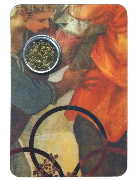 BU : 2 EURO COMMEMORATIVE 2018 : SAINT-MARIN (Le Tintoret)