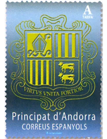 n° 451 - Timbre ANDORRE ESPAGNOL Poste