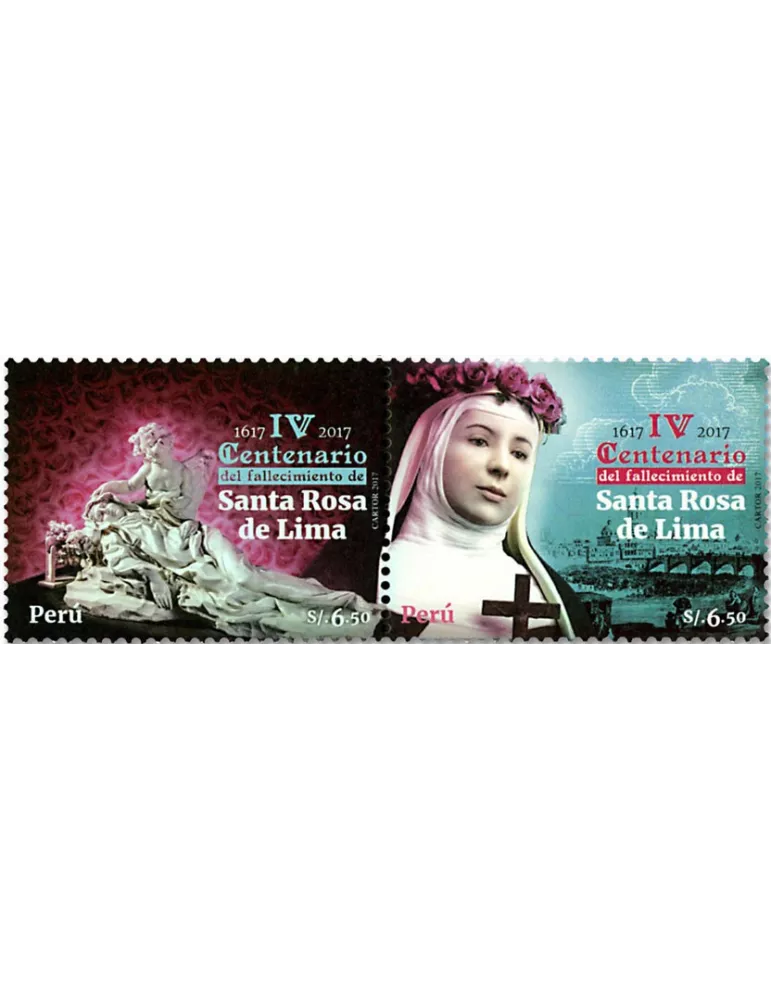 n° 2142/2143 - Timbre PÉROU Poste