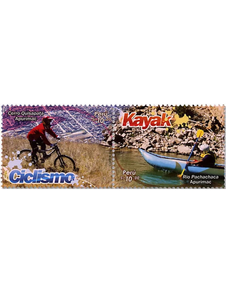 n° 2155/2156 - Timbre PÉROU Poste