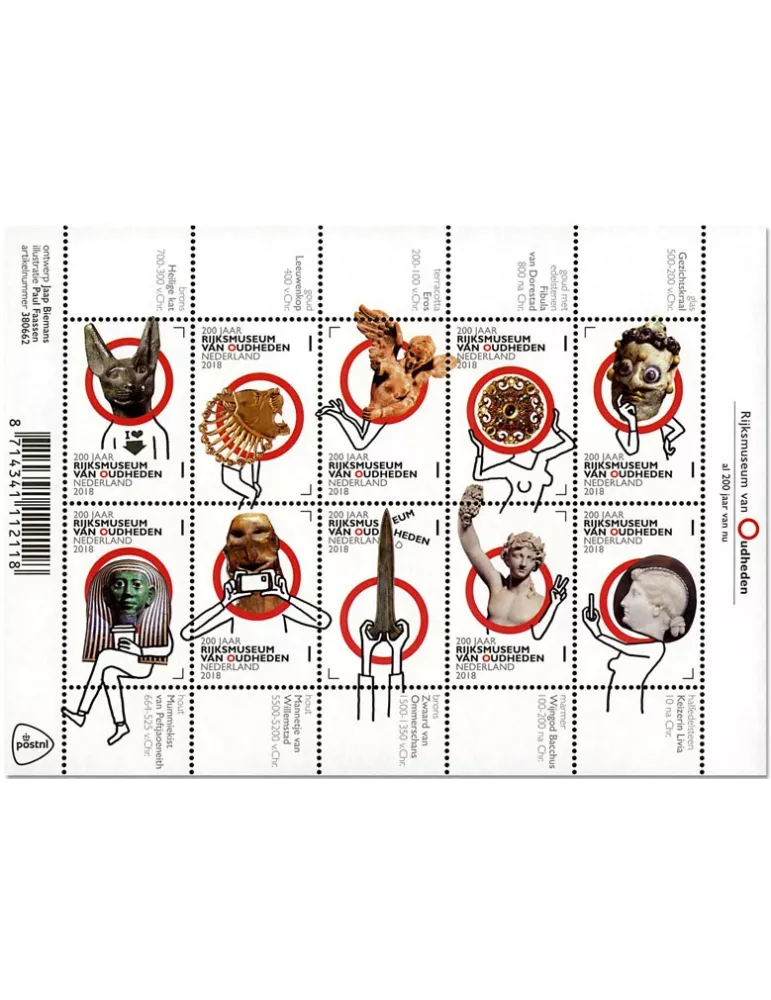 n° 3609/3618 - Timbre PAYS-BAS Poste