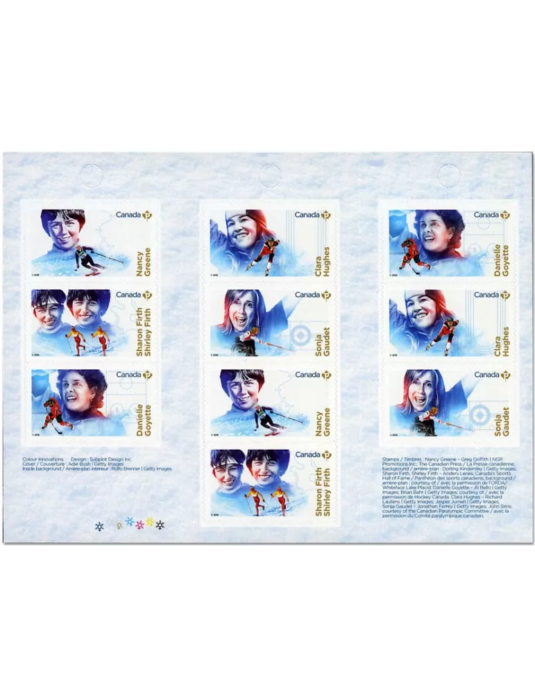 n° 3475/3479 - Timbre CANADA Poste