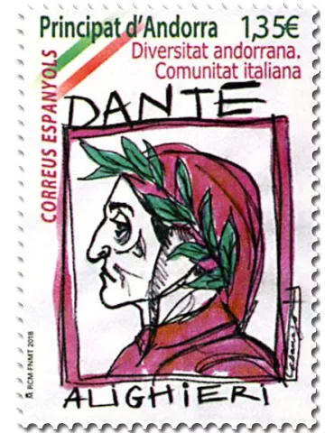 n° 452 - Timbre ANDORRE ESPAGNOL Poste