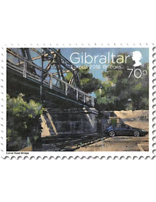 n° 1838/1839 et 1840/1841 - Timbre GIBRALTAR Poste