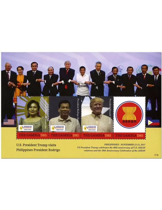 n° 5815/5818 - Timbre GAMBIE Poste